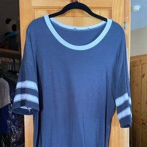 Navy Blue Cotton Tee